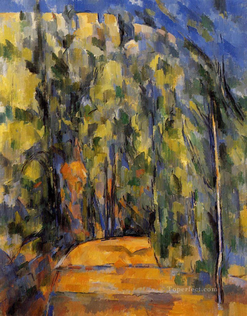 Bend in Forest Road Paul Cezanne Oil Paintings